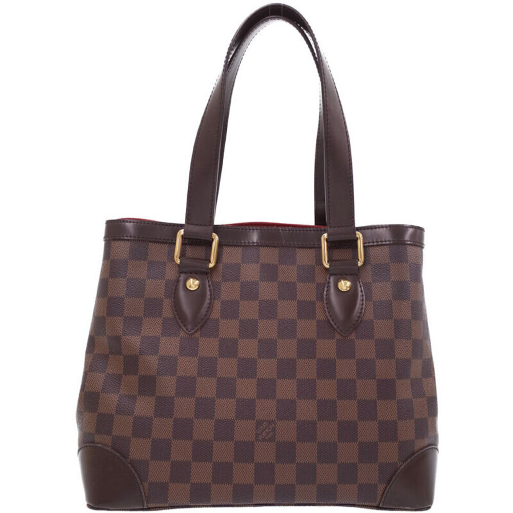 Louis Vuitton Hampstead Tote Damier Ebene Bag Brown